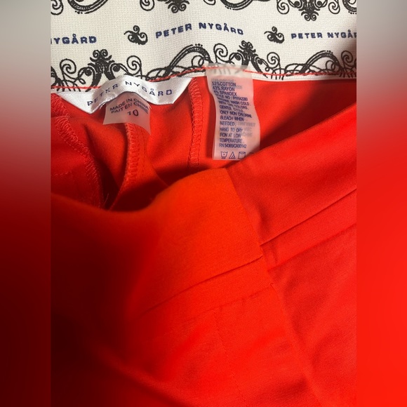 Peter Nygard NWOT Bright and Colorful Orange Pants w/ Pockets and Pleats!! - Picture 9 of 9